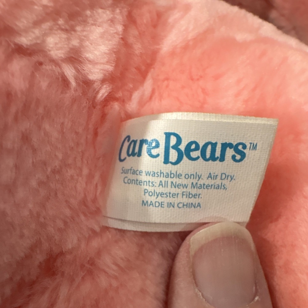 Care Bears Cheer Bear Plush Stuffed Animal Pink Surface Washable CR10803 2002 - Picture 5 of 6